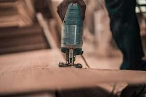 close up photo of a hand tool used in construction